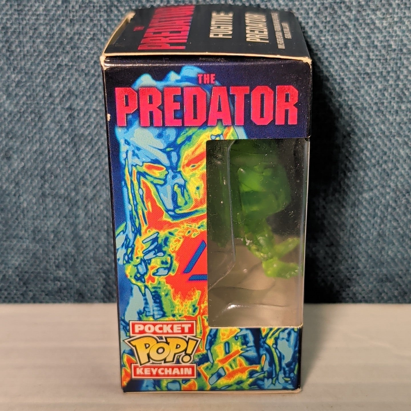 Funko Pocket POP Keychain Fugitive Predator Clear Green EXCLUSIVE