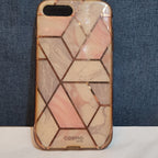 i-Blason Cosmo iPhone 7 Plus 8 Plus Case Pink Marble Rose Gold