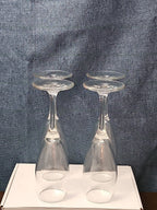Set of 6 Classic Champagne Flutes | 6oz Trumpet Shape | Elegant Clear Glass Stem