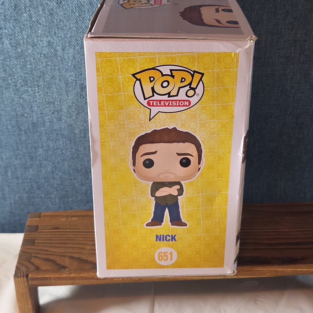 Funko Pop Television New Girl Nick 651 Vaulted Vinyl Figure 2018 With Protector