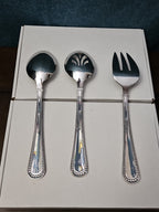Reed & Barton KENDALL 5-Piece Serving Set | Hostess Host Set | 18/10 Stainless