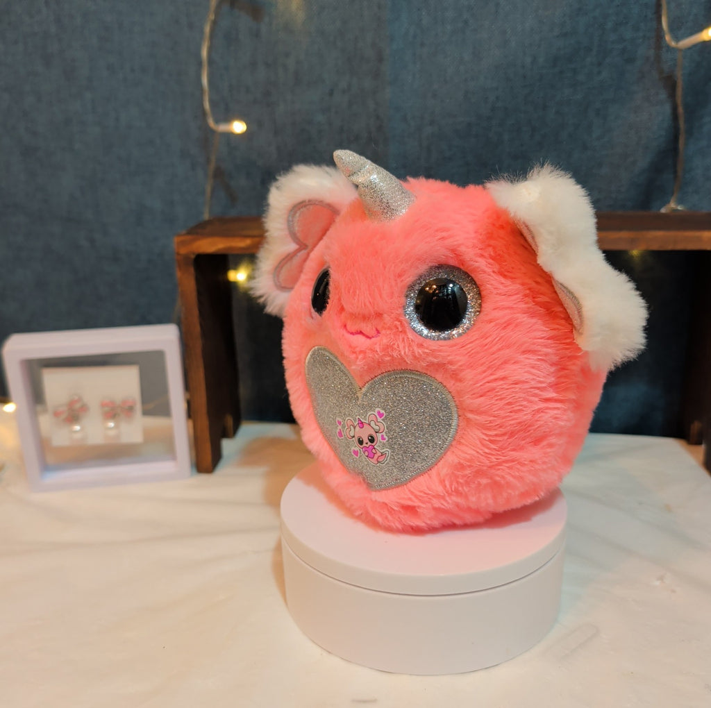 Zuru Rainbocorns Kittycorn 4" Pink Plush Sparkle Wings Y2K