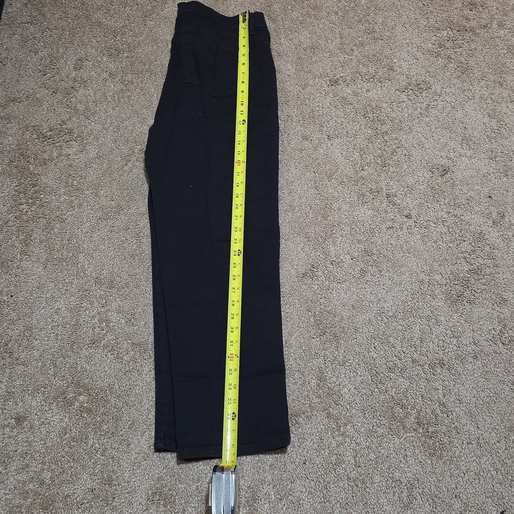 Gloria Vanderbilt Amanda Black Jeans Stretch 14P Short Women Classic