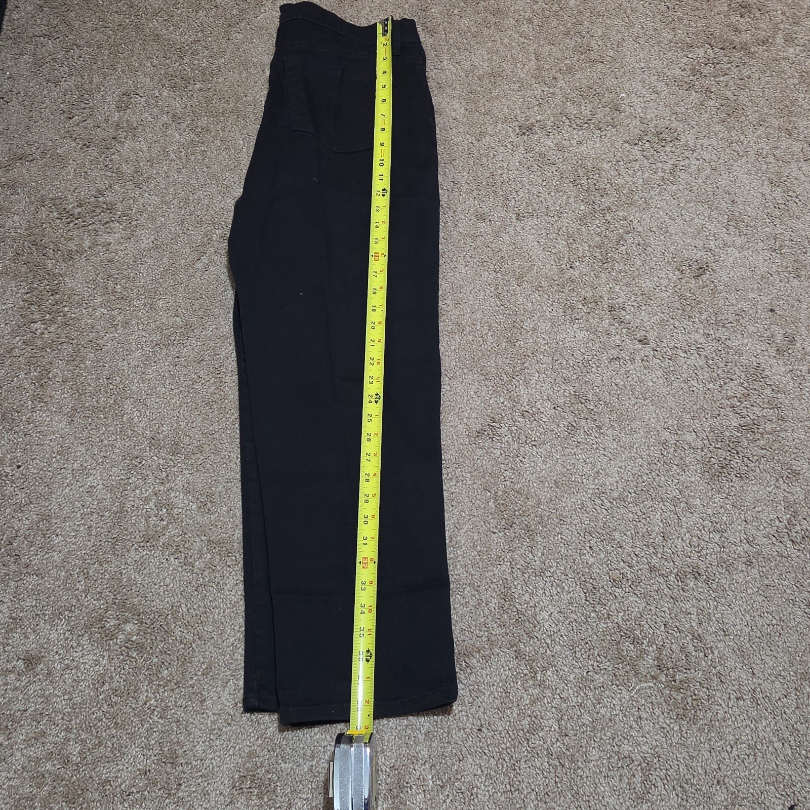 Gloria Vanderbilt Amanda Black Jeans Stretch 14P Short Women Classic