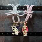 Kuromi My Melody Magnetic Friendship Bracelet Set Enamel Kawaii Y2K  OS