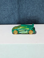 Hot Wheels Technetium Green Diecast Car | Nitrobot Attack Set Exclusive | Track