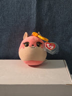 TY Roxie the Fox Squish-A-Boos Mini 3" Clip Plush MWMT with Tag Protector NEW