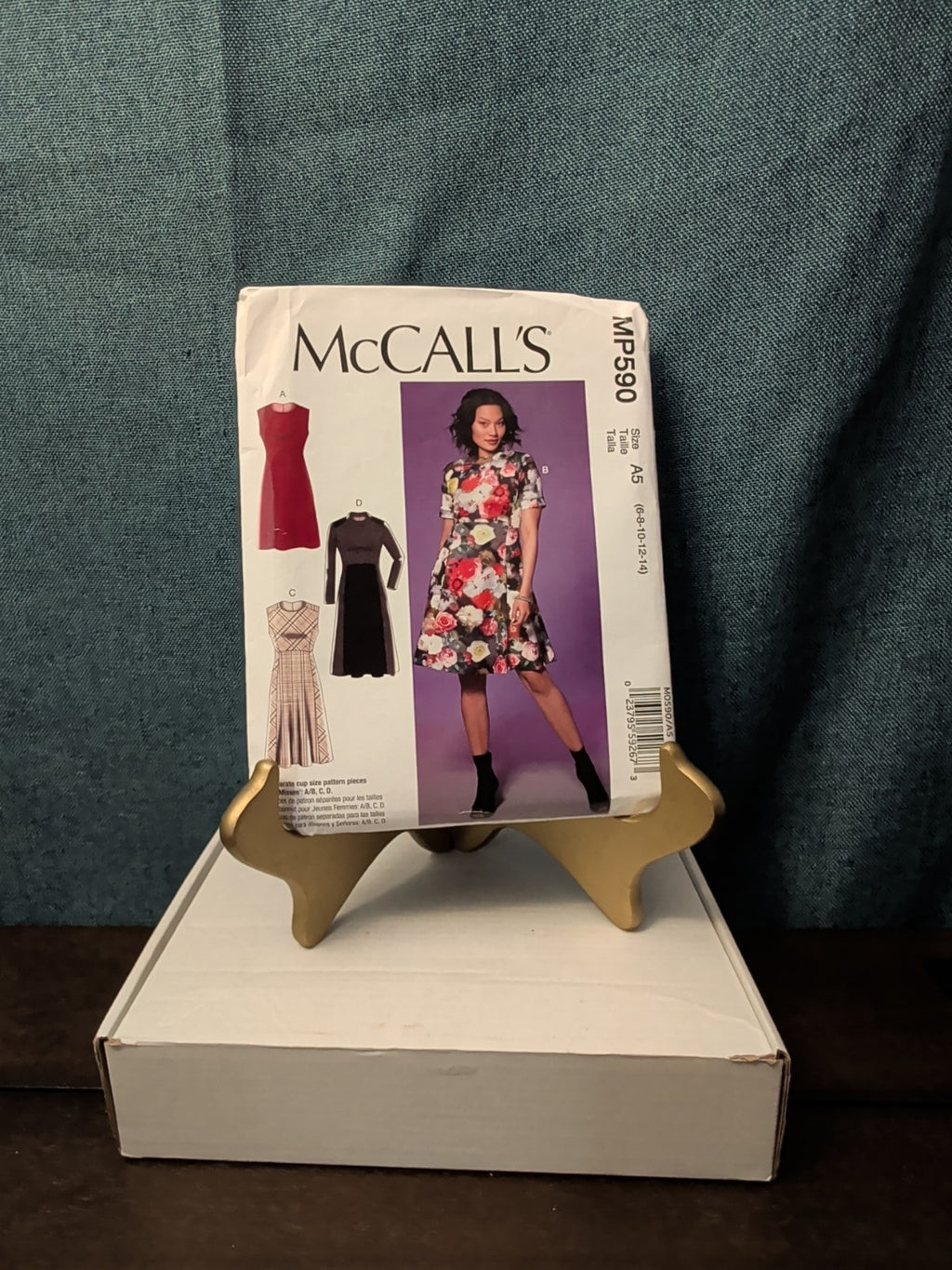 UNCUT McCall's M7651 (MP590) Pattern | Fit & Flare Dress Princess Seam Size 6-14