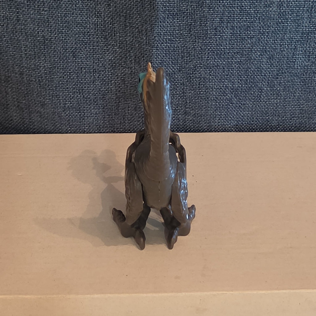 Animal Planet Dino Tower Replacement Raptor Figure Feathered Blue Face Toy