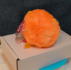 Ty Puffies Coconut The Monkey Plush Toy Orange 3" Glitter Eyes 2021 MWMT