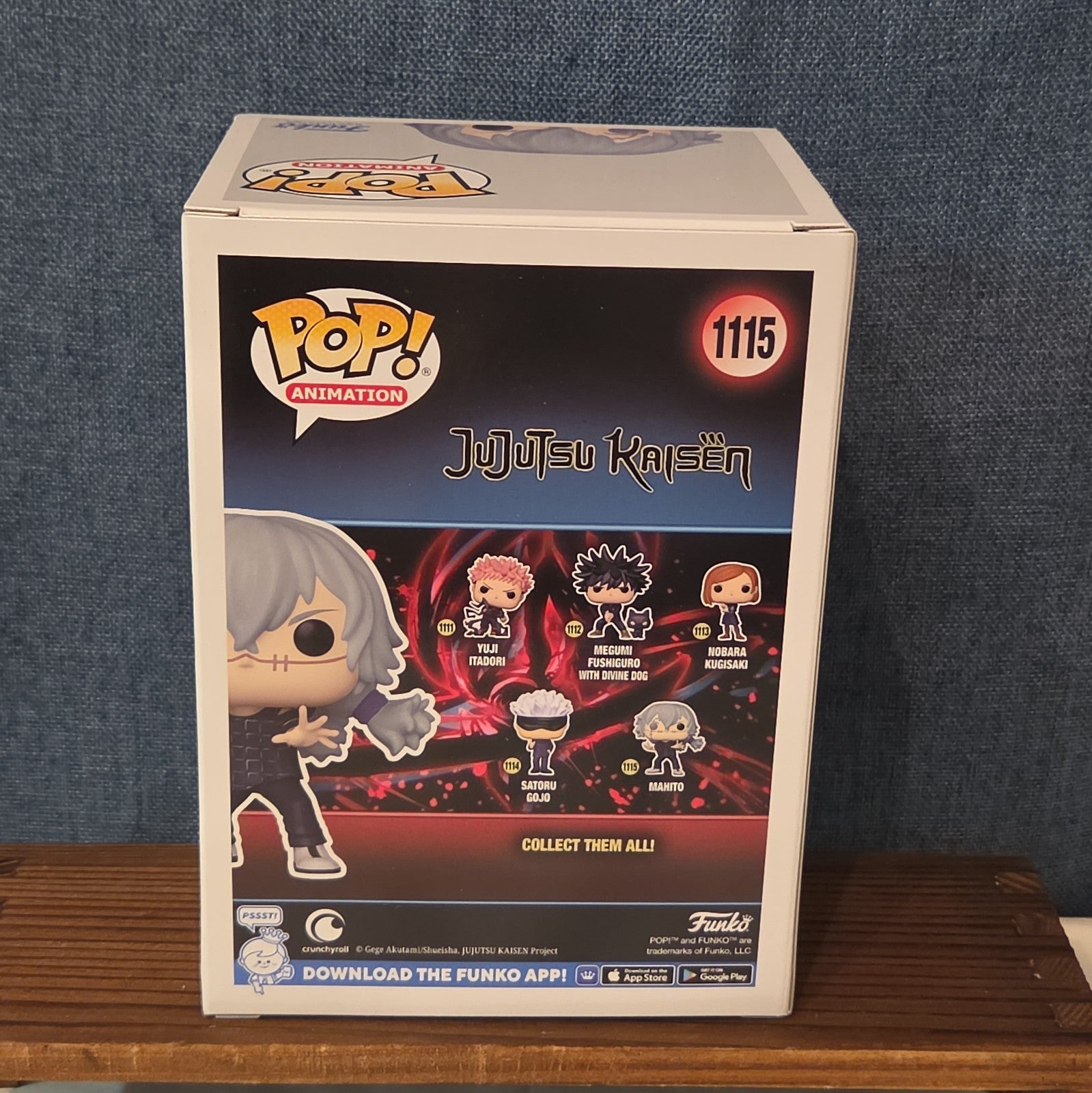 Funko Pop Animation Jujutsu Kaisen Mahito #1115 Vinyl Figure with Protector