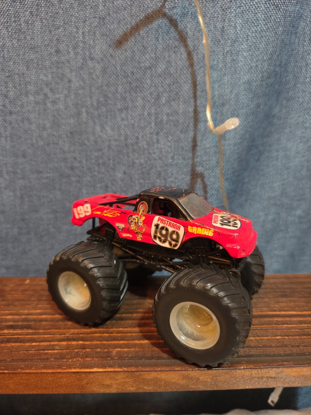 Hot Wheels Pastrana 1999 Monster Jam Red Diecast
