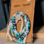 Swiftie Forever 5-Piece Beaded Bracelet Set Eras Tour Y2K NWT