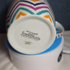 Mud Pie Francesca's Teacher Quote Mug Colorful Chevron 2012