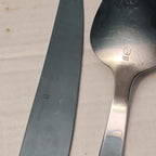 6 Pc GOURMET SETTINGS TAXI Flatware Set | 18/8 Stainless | 4 Knives | 2 Spoons