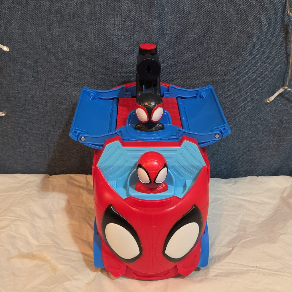 Spidey & His Amazing Friends Web Spinning Hauler Transforming Vehicle 3 In 1