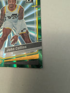 2023-24 Donruss John Collins #184 Green Holo Laser Parallel Utah Jazz