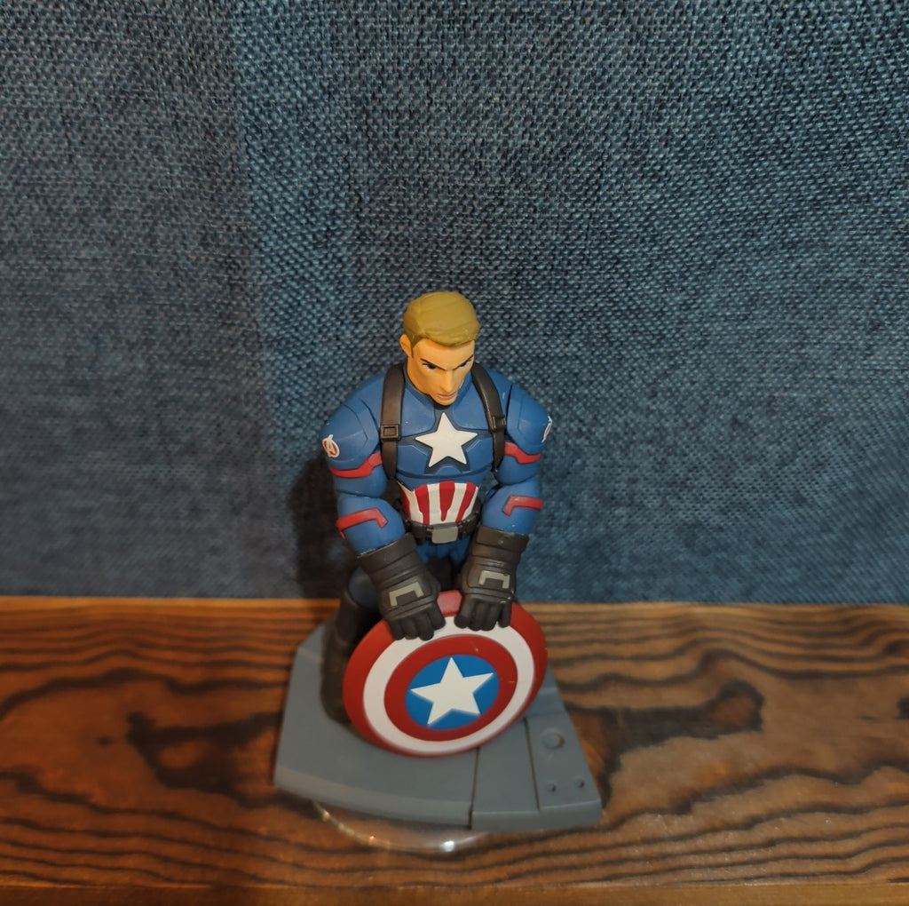 Disney Infinity 3.0 Captain America Unmasked PVC Figure Loose INF-1000229