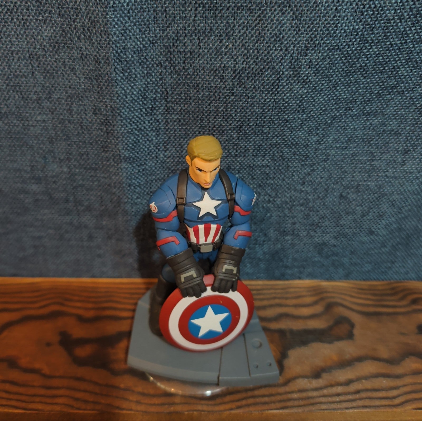 Disney Infinity 3.0 Captain America Unmasked PVC Figure Loose INF-1000229