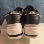 Ecko Red Black Glitter Sneakers 8.5 Georgina Shimmer Low Top Athletic Shoes