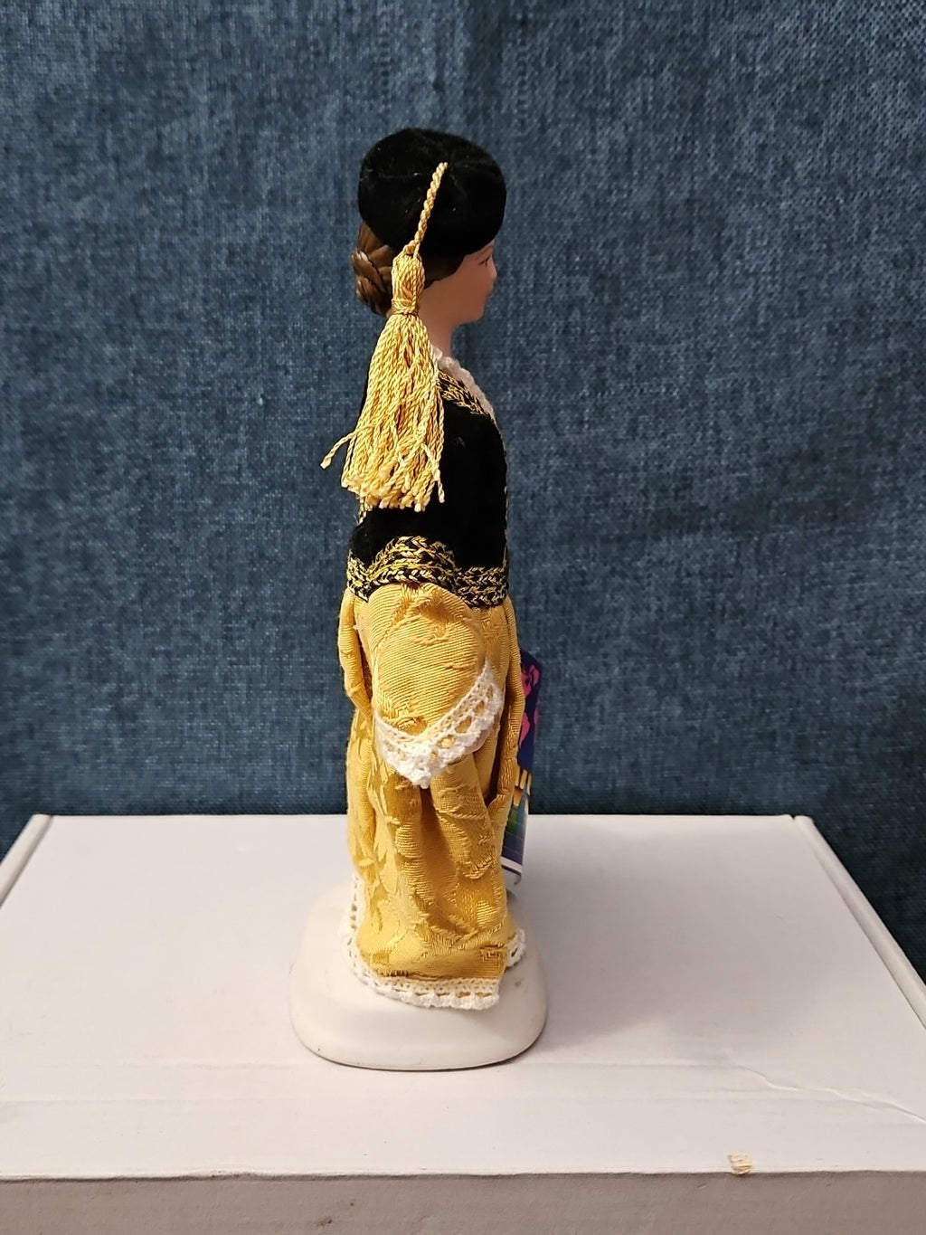 Vintage Evelt Themis Porcelain Doll | Handmade in Greece | Traditional Costume |