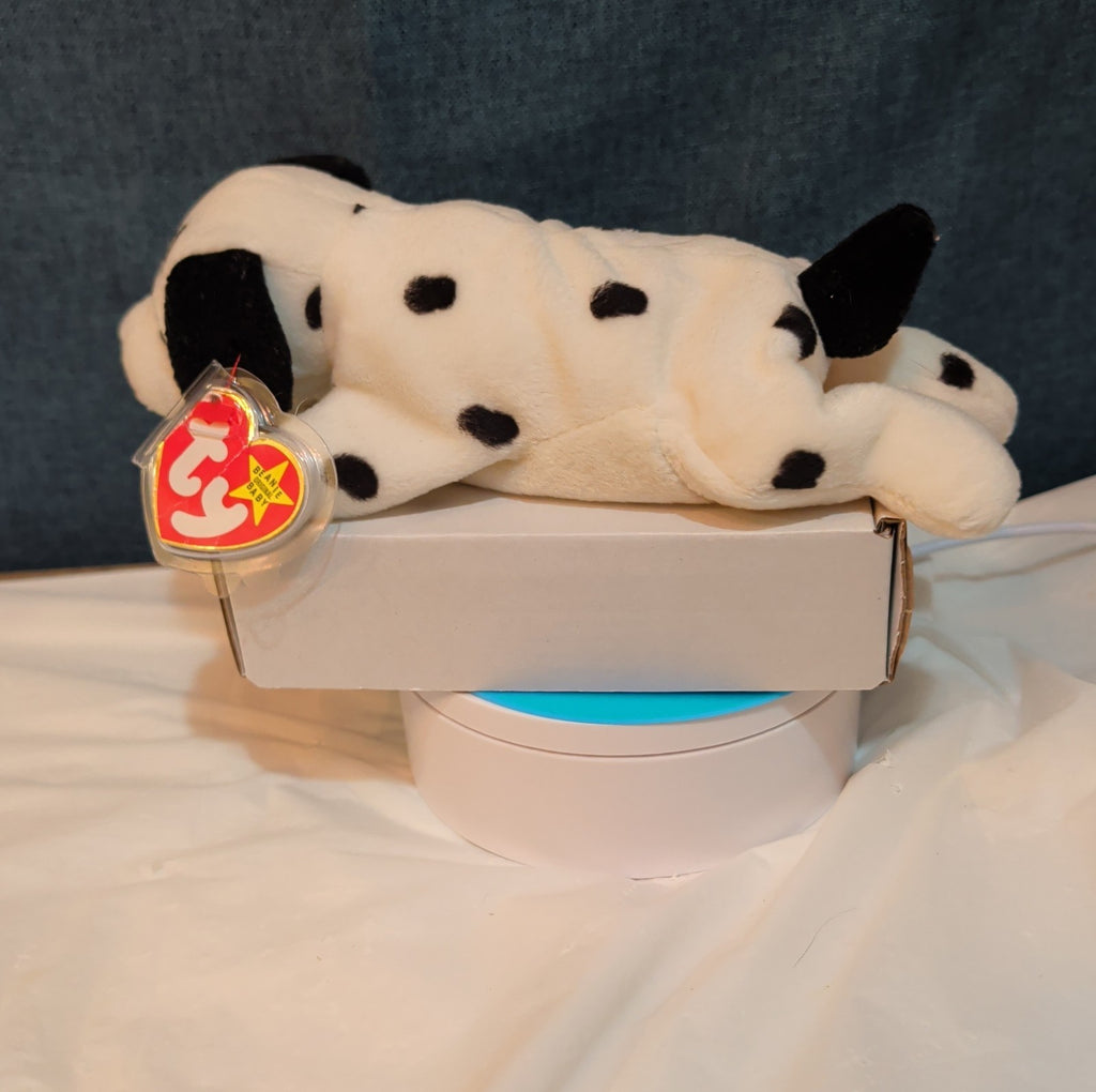 Ty Beanie Baby Dotty the Dalmatian Dog 1996 PVC Pellets Mint with Tags MWMT