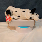Ty Beanie Baby Dotty the Dalmatian Dog 1996 PVC Pellets Mint with Tags MWMT
