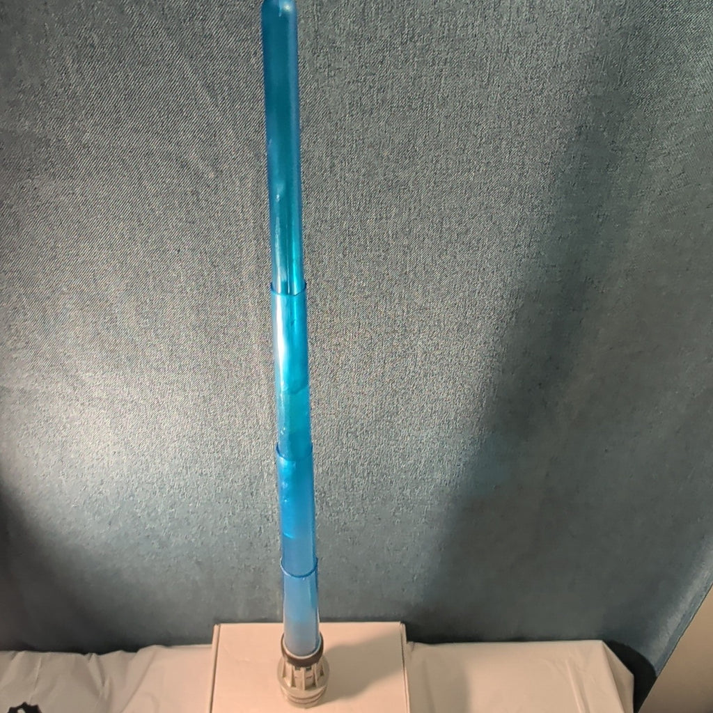 Star Wars Hasbro LFL 2007 Build Your Own Lightsaber Set Obi-Wan Blue TESTED WORK