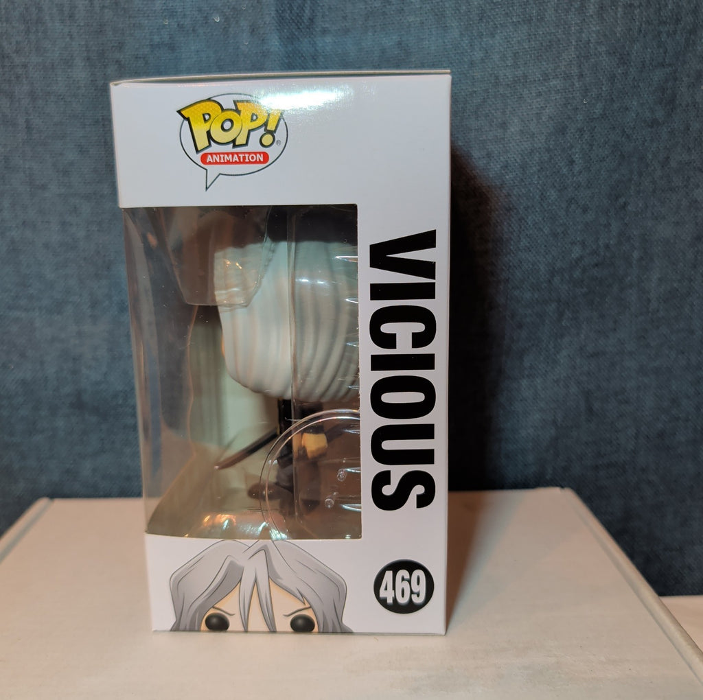 Funko Pop Cowboy Bebop Vicious 469 Vaulted Vinyl Figure Anime with Protector