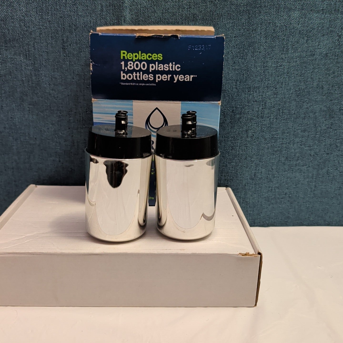 Brita Faucet Elite Chrome Replacement Filter 2-Pack Removes 99% Lead New FR-200
