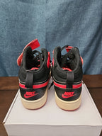 Nike Court Borough Mid 2 GS Bred Black University Red Size 6Y