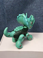 Take Apart Dinosaur Triceratops Figure Only | Green DIY Building Toy
