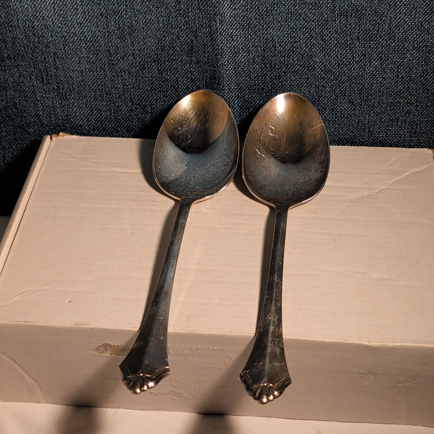 4 Pc ONEIDA Community ROYAL FLUTE Serving Set | Kenwood Meat Fork Spoons MCM