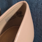 Christian Siriano Nude Heels Pumps 8.5 Pointed Toe Dress Casual Used