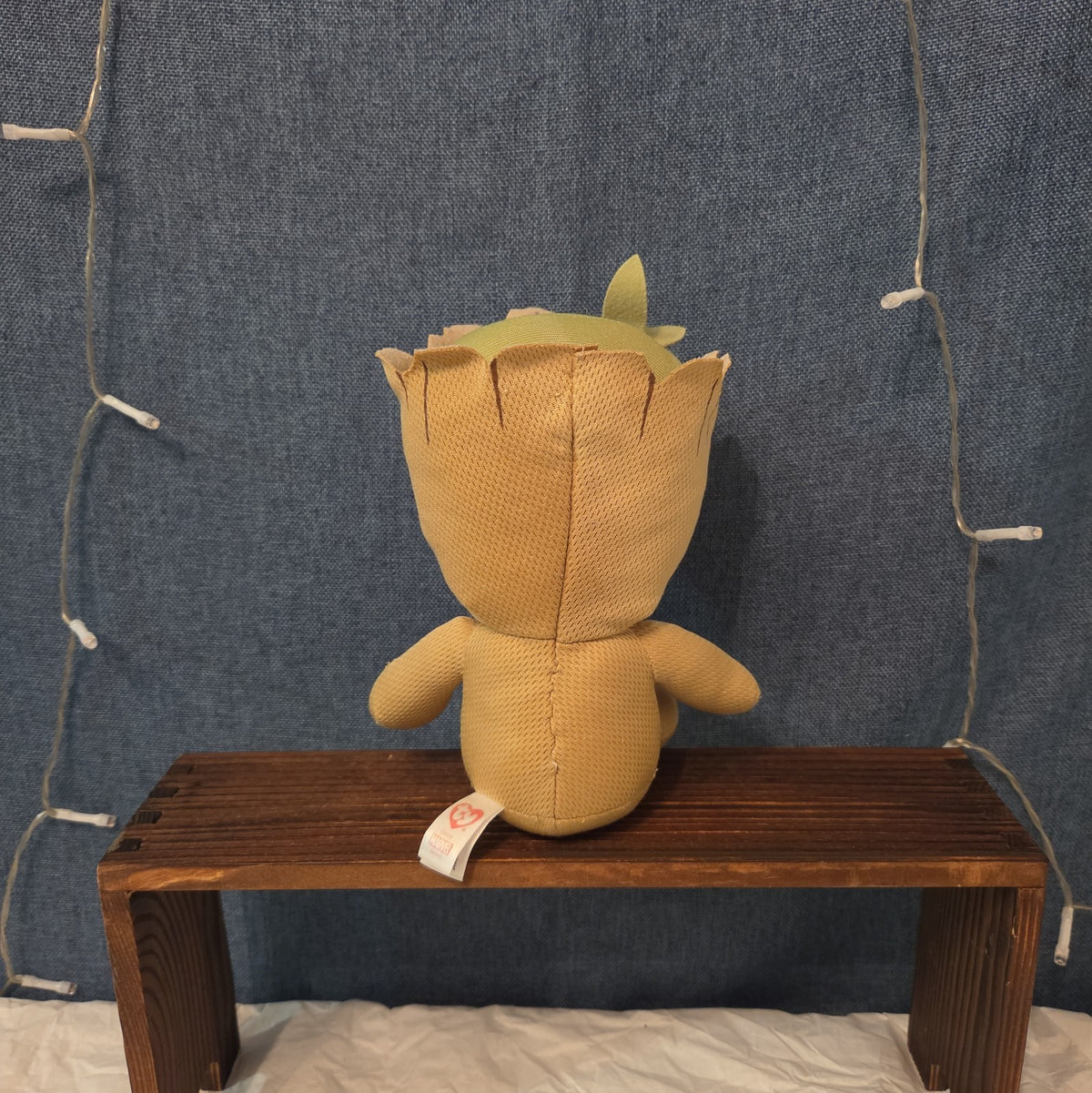 TY Beanie Baby Marvel Groot 6" Plush Textured Fabric Comic