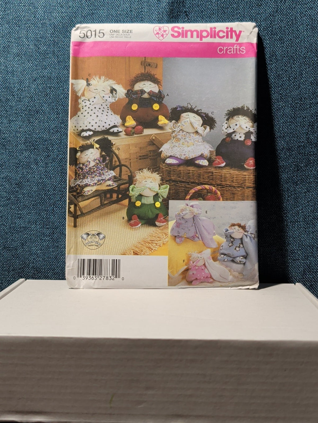 5015 Puddin' Head Doll Pattern UNCUT | Giggling Soft Doll 2004
