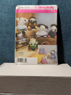 5015 Puddin' Head Doll Pattern UNCUT | Giggling Soft Doll 2004