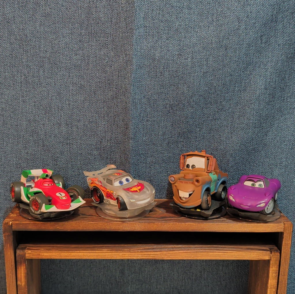 Disney Infinity 1.0 Cars 4 Figure Lot Crystal McQueen Mater Holley PVC