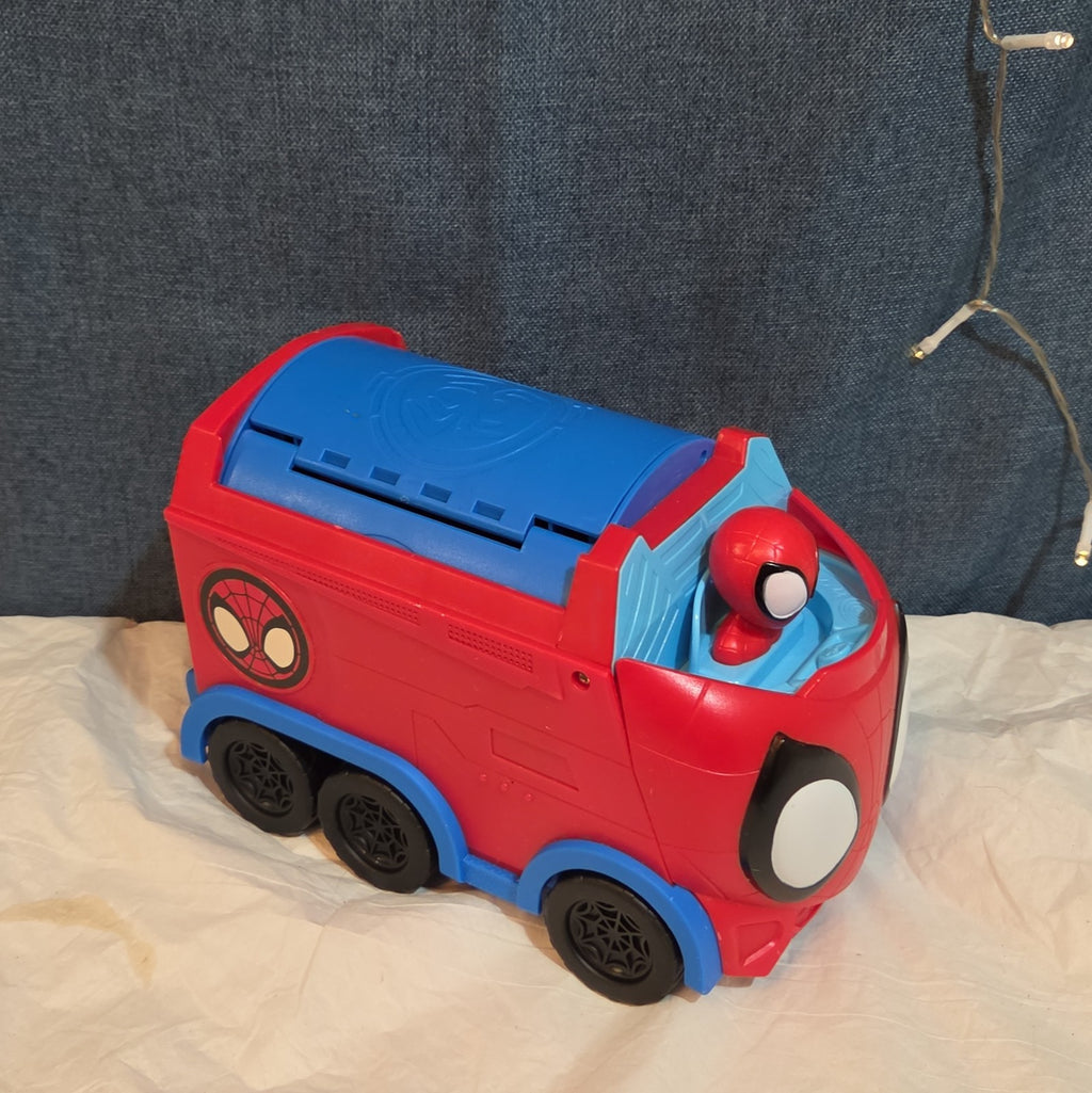 Spidey & His Amazing Friends Web Spinning Hauler Transforming Vehicle 3 In 1