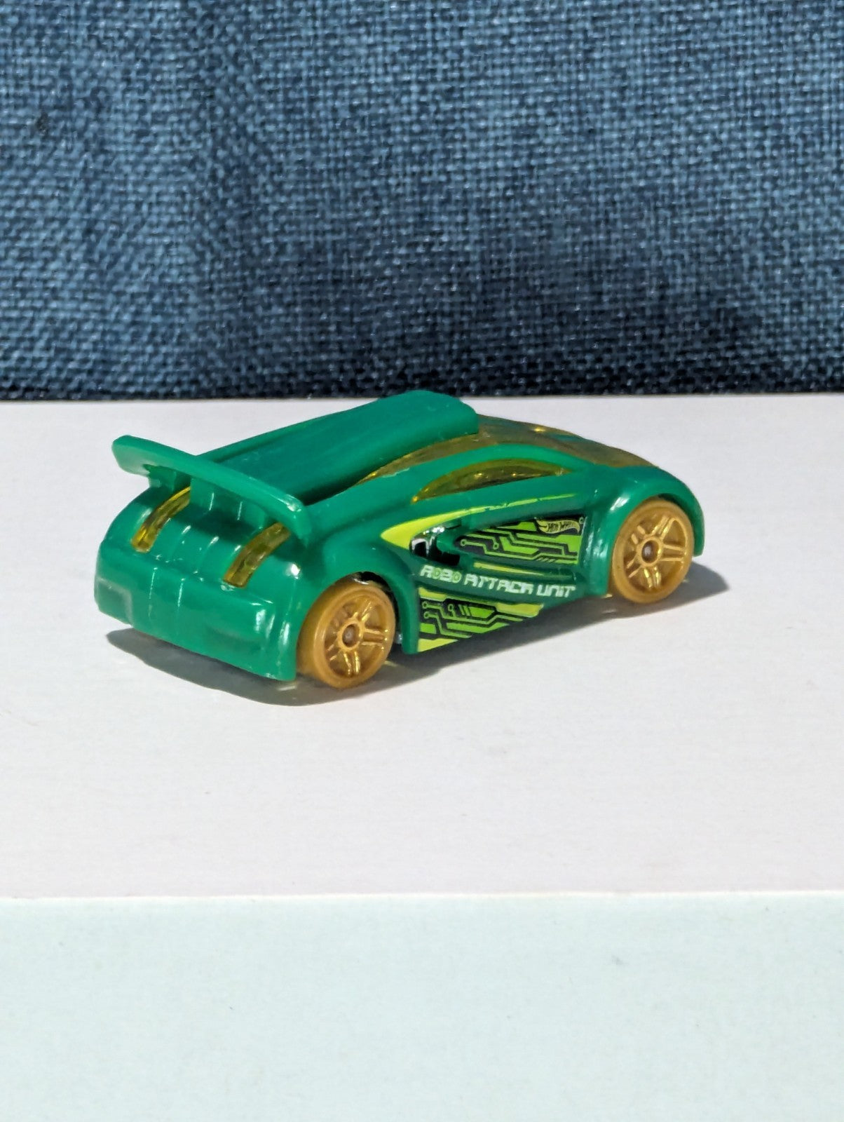 Hot Wheels Technetium Green Diecast Car | Nitrobot Attack Set Exclusive | Track