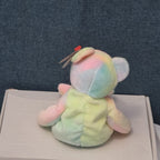 TY Beanie Baby B.B. BEAR The Birthday Bear 1999 | Pastel Tie-Dye | Mint Tags NEW