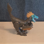 Animal Planet Dino Tower Replacement Raptor Figure Feathered Blue Face Toy