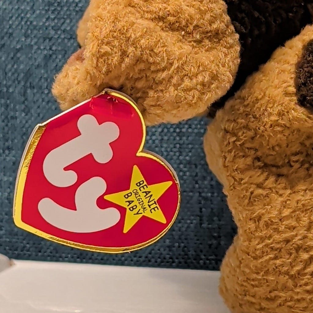 TY Beanie Baby TUFFY Terrier Dog 1996 | MWMT Mint Tags | Fareham Hants Star 6.5"