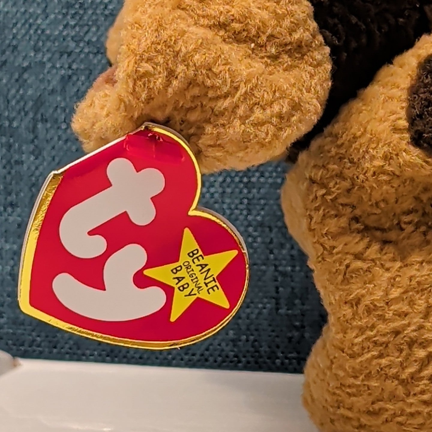 TY Beanie Baby TUFFY Terrier Dog 1996 | MWMT Mint Tags | Fareham Hants Star 6.5"