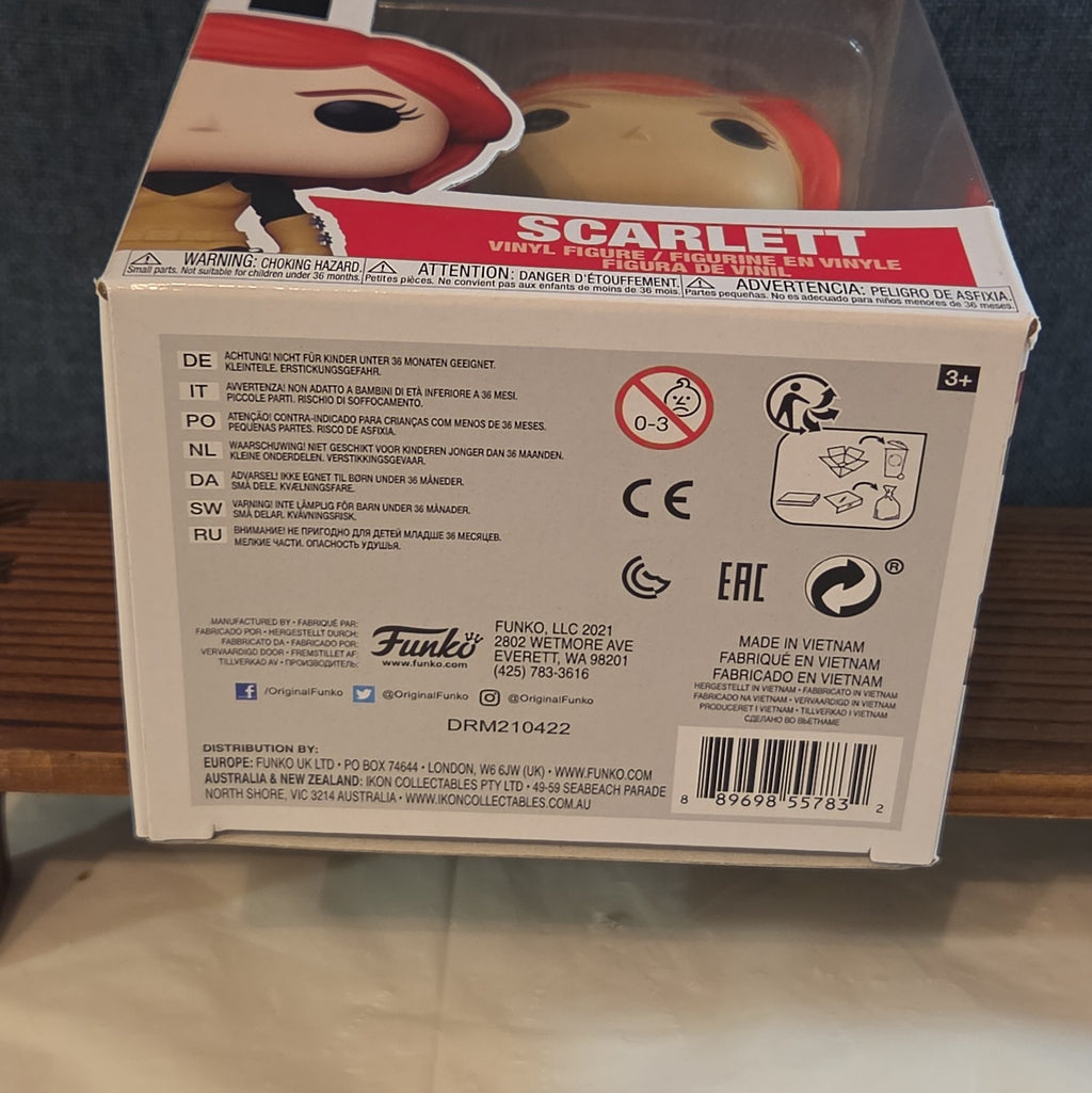 Funko Pop Retro Toys G.I. Joe Scarlett #74 New in Box with Protector