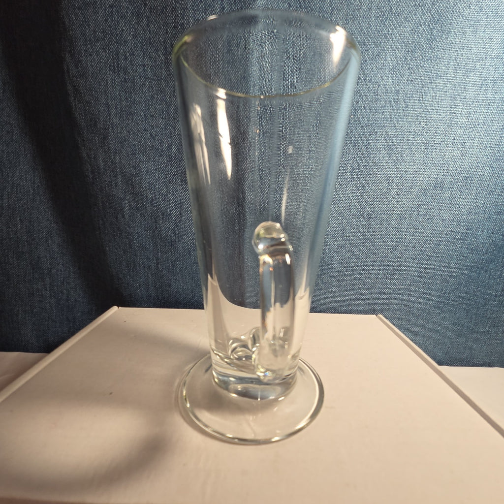 Clear Glass Irish Coffee Mug 6" Footed Latte Hot Toddy Cafe Cup Replacement