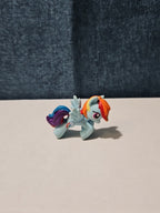 My Little Pony Read & Play Bundle | 3 Mini Figures & Board Book | Rainbow Dash