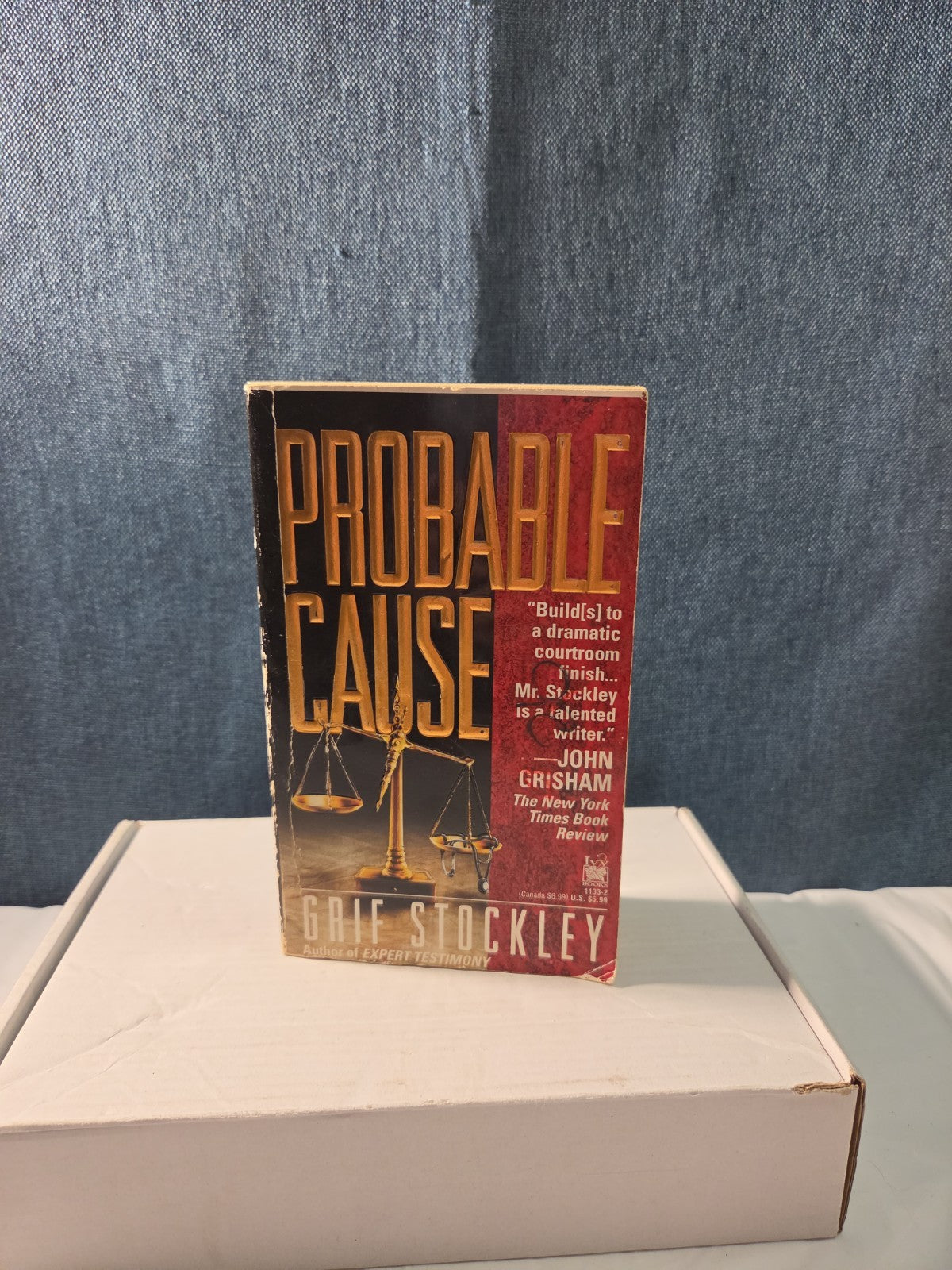 Probable Cause Grif Stockley  Paperback Gideon Page Legal Thriller Book