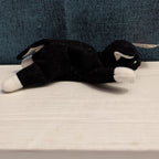 Ty Teenie Beanie Baby Zip Black Cat McDonald's Vintage #10 TAG CREASE/RIP