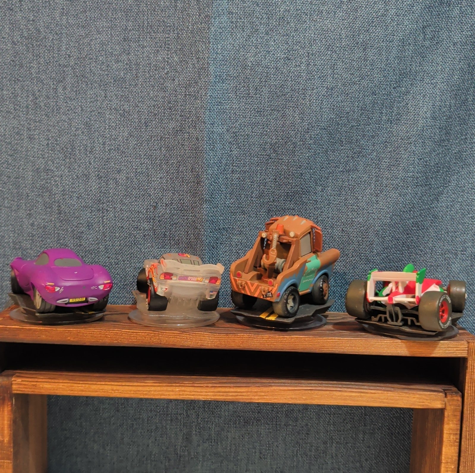 Disney Infinity 1.0 Cars 4 Figure Lot Crystal McQueen Mater Holley PVC